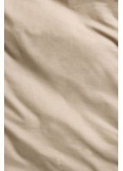 Collection Luxe 300 Thread Count 100% Cotton Sateen Duvet Cover And Pillowcase Set Satin Stitch