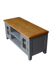 Harrogate MDF & Oak  TV Unit (100 x 40 x 45 cm, Large)