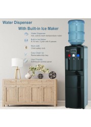 Crownline Top Load Freestanding Water Dispenser W/Ice Maker, WD-232 (4 L, 500 W)