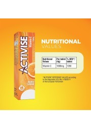 Activise Vitamin C 1000 mg Orange Flavor Effervescent Tablet 20&#039;s