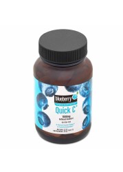 Blueberry Naturals Buffered Quick C 1000 mg Tablets 60&#039;s B0135