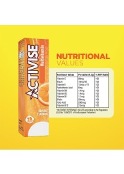 Activise Multivitamins Orange Flavor Effervescent Tablet 20&#039;s