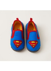 Superman Print Baby Shoes