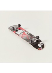 Street Runner Graphic Print Skateboard - 3 inches