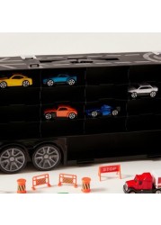 Teamsterz Auto Transporter with 9 Vehicles Playset