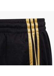 adidas Printed Mid-Rise Shorts with Elasticated Closure