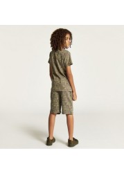 Juniors 3-Piece T-shirt and Shorts Set