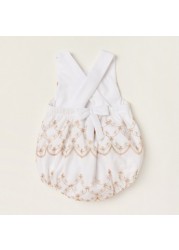 Giggles Lace Detail Sleeveless Romper