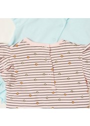 Juniors 2-Piece Assorted Round Neck T-shirt Set