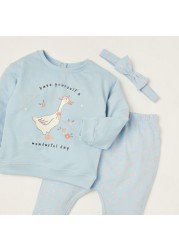 Juniors Printed 3-Piece Clothing Set