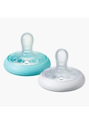 Tommee Tippee Closer To Nature Breast-Like 2-Piece Soother Set - 6-18 Months