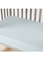 Juniors 2-Piece Crib Fitted Sheet Set - 130x70x20 cms