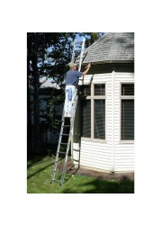 Werner D-Rung 11-Tier Extension Ladder (304 x 12.7 x 40.6 cm)