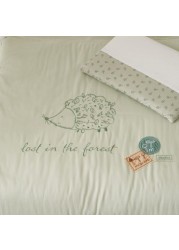 Giggles Forest Friends Graphic Print 3-Piece Bedding Set