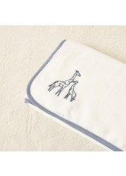 Giggles Giraffe Print Fleece Blanket - 110x76 cms