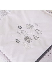 Cambrass All-Over Printed Nest Bag with Embroidery Detail