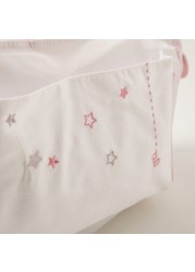 Giggles Star Print Diaper with Snap Closure