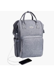 Sunveno Textured Diaper Backpack