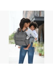 SkipHop Solid Diaper Backpack with Shoulder Straps