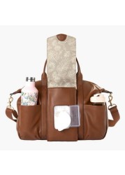 TWELVElittle Peek-A-Boo Diaper Bag with Changing Mat