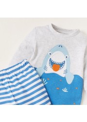 Juniors 4-Piece Printed T-shirt and Pyjama Set