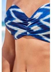 Shape and Tummy Control Bikini Top Padded Bandeau Top