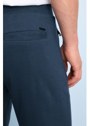 Zip Pocket Jersey Shorts Straight Fit