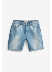 Denim Shorts Straight Fit