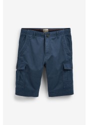 Premium Laundered Cargo Shorts Longer Length