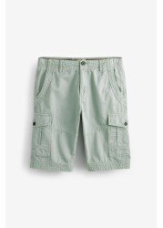 Premium Laundered Cargo Shorts Longer Length