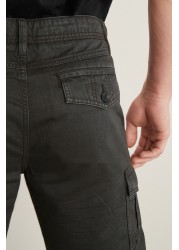 Premium Laundered Cargo Shorts Regular Length