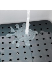 Wenko Kristall Plastic Round Sink Mat (27.5 x 31 x 1 cm)
