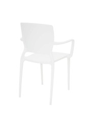 كرسي بذراعين ومسند ظهر مغلق من البولي بروبيلين والألياف الزجاجية صوفيا سوما ترامونتينا (59 × 84.5 × 50.5 سم)