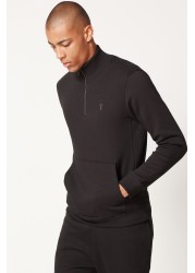 Jersey Top Zip Neck