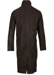 Lakeland Leather Kirkland Long Brown Leather Coat