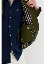 Joules Green Cotton Harrington Jacket