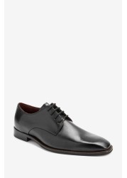 Signature Italian Leather Square Toe Derby Shoes