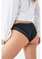 Logo Mesh Knickers 2 Pack Brazilian