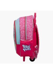 Moose Pikmi Pops Print Trolley Backpack with Retractable Handle - 16 inches