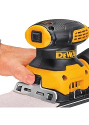 DeWalt Orbital Palm Grip Sander W/Dust Bag DW411 (13500 RPM, Yellow)