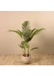 Mr Plant Areca Palm Artificial Plant W/Black Pot (25 x 25 x 130 cm)