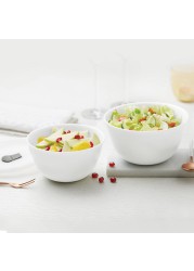 Larah By Borosil Opal Mixing Bowl Set W/Lid (2 Pc.)