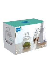 Ocean Glass Pop Jar Set (325 ml, 2 Pc.)