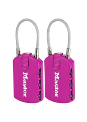 Master Lock Zinc Combination Padlock (6.5 x 3 x 1.1 cm, Assorted Color)