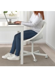 LOBERGET / BLYSKÄR Swivel chair with pad