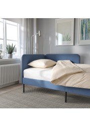 BLÅKULLEN Uph bed frame with corner headboard