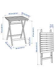 ASKHOLMEN Table, outdoor