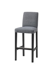 BERGMUND Bar stool with backrest