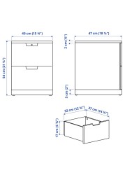 NORDLI خزانة بـدرجين