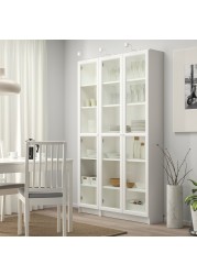 BILLY / OXBERG Bookcase with glass-doors